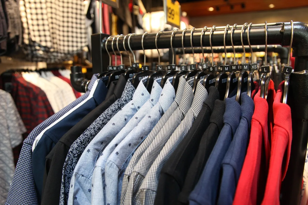 dress, shirt, department store, rack, hanger, wardrobe, shopping, department store, department store, department store, wardrobe, wardrobe, wardrobe, wardrobe, wardrobe